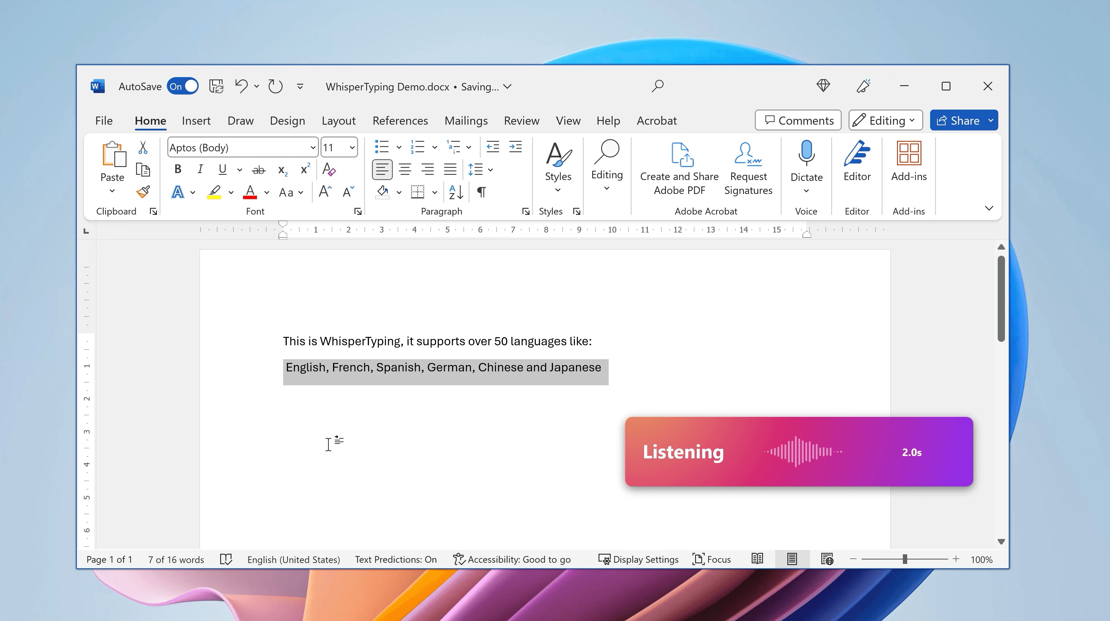 WhisperTyping: Персональный Ассистент для Быстрого и Точного Ввода Текста